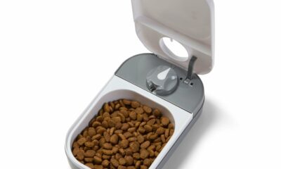 Cat Mate C100 Single Meal Automatic Timer-Controlled Pet Feeder - Suitable for Cats and Small Dogs, For Wet or Dry Food, up to 14 oz capacity, White 1 Bowl Feeder product image