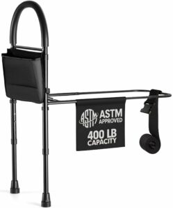 Medical king Bed Rails for Elderly Adults Safety Bed Assist Rails for Seniors with Adjustable Heights ASTM Approved Easy to get in or Out of Bed with Floor Support product image