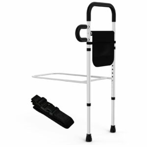 Bed Rails for Elderly Adults Safety - Adjustable Bed Assist Rails for Full Size, Portable Bed Cane for Seniors With Storage Pocket, Hold Up to 330 Lbs, Easy Setup, Bedside Safety and Stability Basic product image