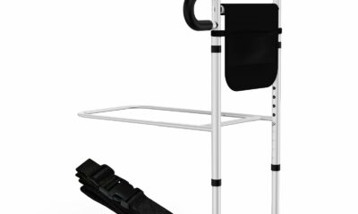 Bed Rails for Elderly Adults Safety - Adjustable Bed Assist Rails for Full Size, Portable Bed Cane for Seniors With Storage Pocket, Hold Up to 330 Lbs, Easy Setup, Bedside Safety and Stability Basic product image