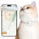 Pawfit Lite for Cats 4g GPS Tracker | Ultra-Small (<18g) Design | Real-Time Tracking | Activity Monitoring | Location History | Unlimited Range | Safety Collar Included | Simply White product image