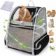 Lollimeow Cat Backpack Carrier, Ideal for Small Animals & Puppies, Airline Approved,Safe for Travel, Hiking, Vet Transport & Outdoor Use Fully Ventilated Design for Ultimate Comfort On-The-Go Mesh Black product image