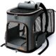 Lekereise Pet Carrier Backpack Expandable Cat Backpack for Medium Dogs and Large Cats 20-25 Lbs,14“L * 12.5" W * 16.14" H, Grey 24.4"L x 14"W x 16.2"H Grey product image