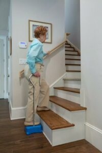 Stair Climbing Assist Cane – Stair Lift for Seniors, Mobile Stairlift, Half Step for Seniors, Portable Stair Lift for Elderly (Aluminum) product image