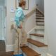 Stair Climbing Assist Cane – Stair Lift for Seniors, Mobile Stairlift, Half Step for Seniors, Portable Stair Lift for Elderly (Aluminum) product image