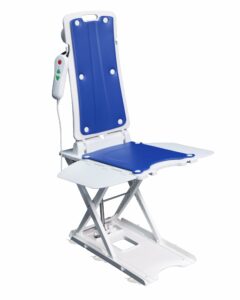 Electric Chair Lift - Floor Lift for Elderly Falls, IPX8 Waterproof Bath Lift, Support Up to 300 LBS, Chair Lift Assist Devices for Seniors, Suitable for Bathtub, Bathroom, Bedroom, Living Room Dark Blue product image