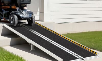 gardhom 5FT Ramp for Wheelchair for Home Steps, 800Lbs Load Capacity Anti-Slip Aluminum Portable Folding Handicap Ramp for Home Entrance Threshold Doorways Stairs Curbs Scooter 5 Foot (Pack of 1) product image