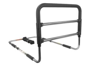 Essential Medical Supply Height Adjustable Overbed Table with Securing Strap