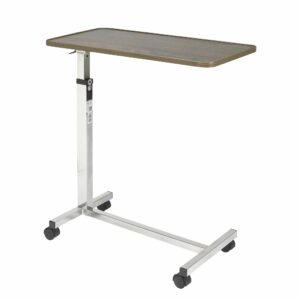Drive Medical Tilt-Top Overbed Table with Wheels