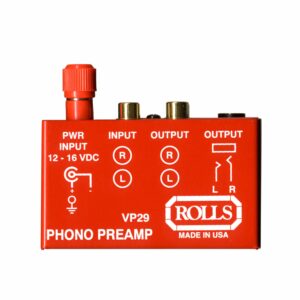 rolls Phono Preamp, Red (VP29) product image