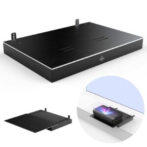 AWOL VISION IC-A150 Motorized Slider Tray for Ultra short throw(UST) projector, extend to 150" picture, automatically Retractable Tray telescopic design, smart syncs with projector's power product image