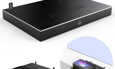 AWOL VISION IC-A150 Motorized Slider Tray for Ultra short throw(UST) projector, extend to 150" picture, automatically Retractable Tray telescopic design, smart syncs with projector's power product image