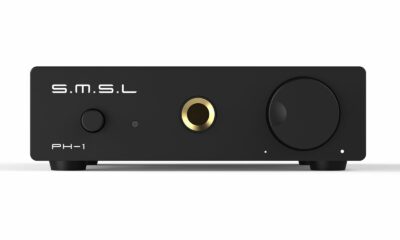 S.M.S.L PH-1 High Fidelity MM Phono Amplifier Gold gain 46dB SNR 84dB THD+N 0.008% 6.35mm Headphone Jack Hi-res Amplifier RCA Input/Output Palm-Sized Volume Single MM AMP product image