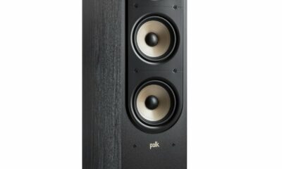Polk Signature Elite ES60 Tower Speaker - Hi-Res Certified, Dolby Atmos Speakers & DTS:X Compatible, 1" Tweeter & (3) 6.5" Woofers, Power Port Technology for Effortless Bass, Stunning Black Black ES60 Tower product image