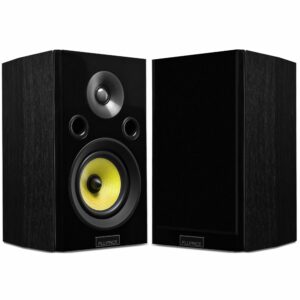 Fluance Signature HiFi 2-Way Bookshelf Surround Sound Speakers for 2-Channel Stereo Listening or Home Theater System - Black Ash/Pair (HFS) product image
