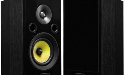 Fluance Signature HiFi 2-Way Bookshelf Surround Sound Speakers for 2-Channel Stereo Listening or Home Theater System - Black Ash/Pair (HFS) product image