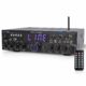 Pyle Wireless Bluetooth Home Stereo Amplifier- Multi-Channel, 200W Power Amplifier, Home Audio Receiver System w/ Optical/ Phono/ Coaxial, FM Radio, USB/SD,AUX, RCA, Mic in, Antenna, Remote- PDA4BU.5 9 Input Amplifier System product image