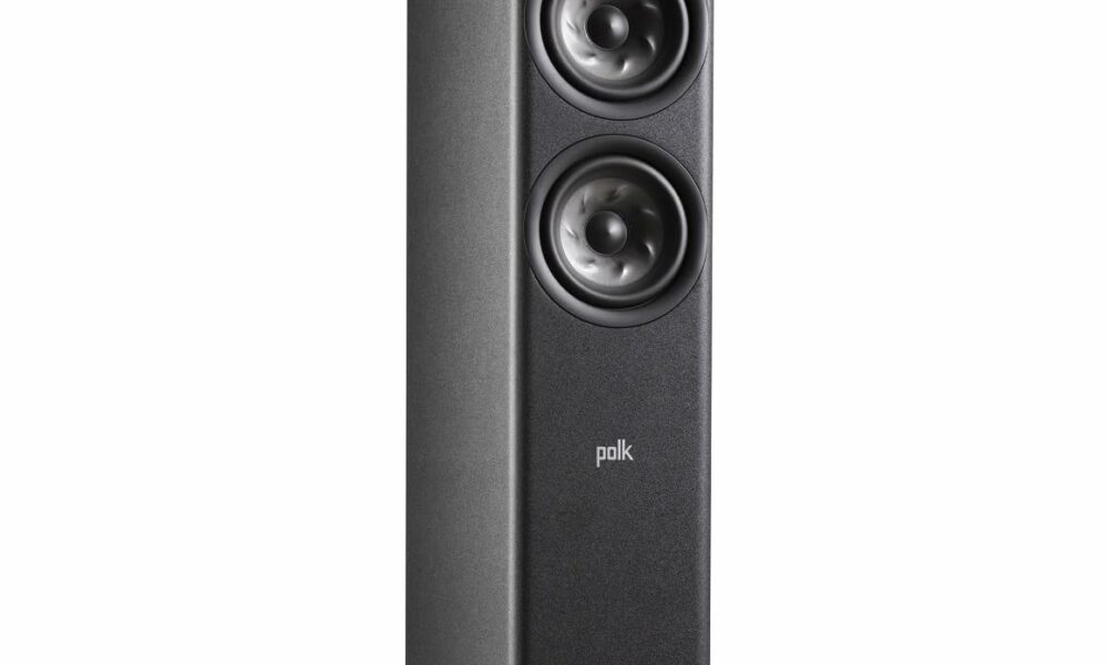 Polk Audio Reserve Series R500 Tower Speaker, 1" Pinnacle Ring Tweeter & Dual 5.25" Turbine Woofers, Hi-Res Certified, Dolby Atmos & IMAX Enhanced for Home Theater Audio, Home Stereo Speakers, Black Black Single Speaker product image
