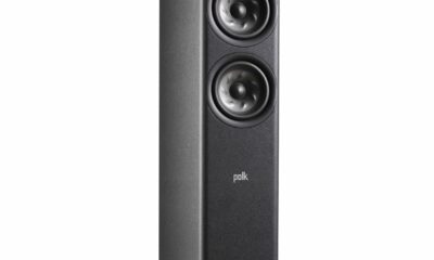 Polk Audio Reserve Series R500 Tower Speaker, 1" Pinnacle Ring Tweeter & Dual 5.25" Turbine Woofers, Hi-Res Certified, Dolby Atmos & IMAX Enhanced for Home Theater Audio, Home Stereo Speakers, Black Black Single Speaker product image