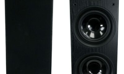 Rockville RockTower 68B 6.5-in Black 3-Way 500-Watt Peak / 125-Watt RMS Home Audio Tower Speakers with Dual Woofers, Passive 8 Ohm, 2-Piece product image