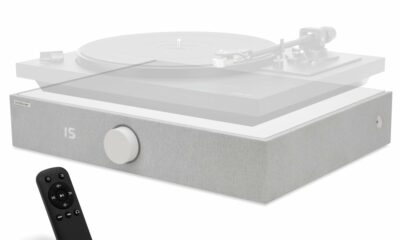 Andover Audio Spinbase 2 Speaker System Designed for Turntables; Phono Input, BT, Analog and Optical Input, ISOGroove Anti-Feedback, with Remote Control - (White) SpinBase 2 - White product image