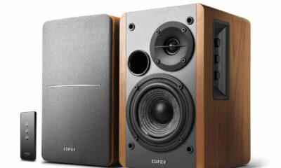 Edifier R1280T Powered Bookshelf Speakers - 2.0 Active Near Field Studio Monitor Speaker - Wooden Enclosure - 42 Watts RMS Power product image