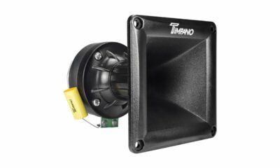 Timpano Horn Driver TPT-DH175 250 Watts 8 Ohm 1" Exit High Frequency Compression Driver with Black Horn (Single) product image
