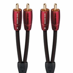 AUDIOQUEST Golden GATE 2 x Phono Plug to 2 X Phono Plug 1m Single product image