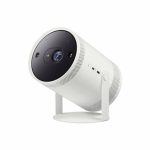 SAMSUNG 30” - 100” The Freestyle with Gaming Hub Smart Portable Projector, FHD, HDR, Big Screen Home Theater Experience, 360 Sound, SP-LFF3CLAXZA, 2023 Model (Renewed) Projector Only product image
