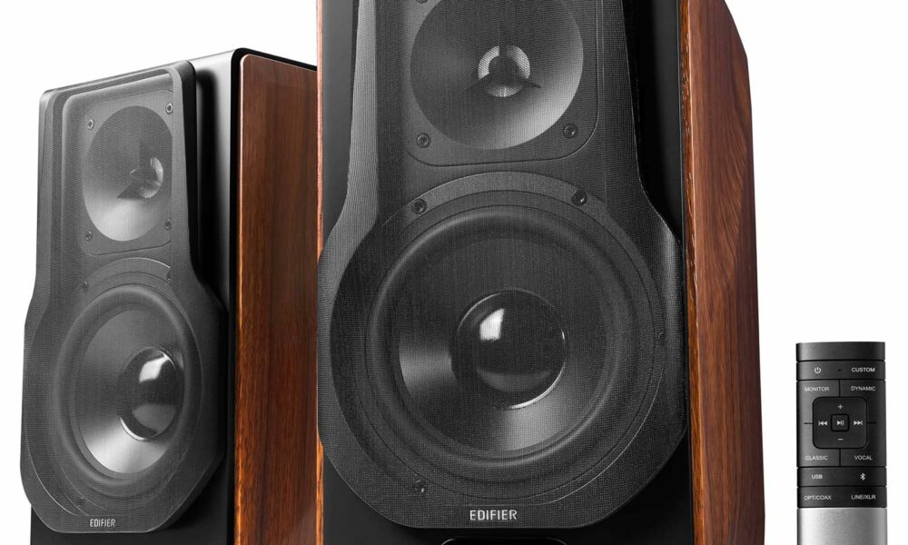 Edifier S3000MKII Audiophile Active Speakers, Wireless Powered Bookshelf Speaker Bluetooth 5.0 aptX with Planar Diaphragm Tweeters, Hi-Res Audio and 6.5" Woofers(Upgraded) product image