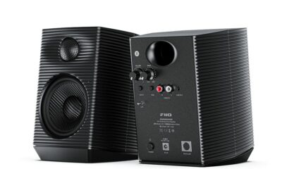 FiiO SP3 Powered HiFi Active Desktop Speakers - 80W Stereo Computer Speakers and Home Music Sound System with AUX Audio/RCA, 2-Way (Black) product image