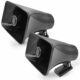 Pyle 2 Pack 6" Portable PA Horn Speaker for Indoor/Outdoor Use, 65W Peak Power, Black product image