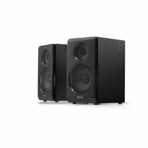 Edifier R33BT Active Bluetooth Computer Speakers - 2.0 Bookshelf Speaker - Powered Studio Monitor, Black - Pair product image