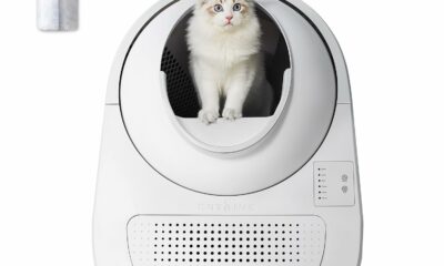 CATLINK Self Cleaning Cat Litter Box, Automatic Cat Litter Box, Double Odor Removal, Cat Litter Box for Cats from 3.5 pounds to 22 pounds (Young Version) product image