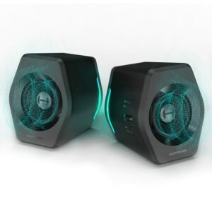 Edifier G2000 32W PC Gaming Computer Speakers for Laptop Mac Desktop Computer Woofer Speakers Bluetooth USB 3.5mm AUX Inputs RGB Lights Multimedia Speakers Black product image