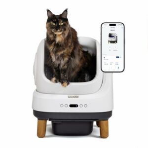 PetSafe ScoopFree OpenSky Automatic Self-Cleaning Cat Litter Box - Hands-Free Cleaning - Odor Control Litter System - App Controlled with Health Monitoring - Multi-Cat Compatible product image