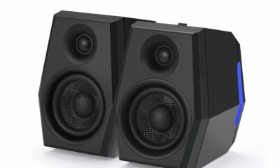 Sanyun SW209 36W Immersive Gaming Speakers with DSP 3 Sound Modes, 24bit USB DAC & Bluetooth 5.2, 2.0 RGB PC Multimedia Speakers for Desktop Monitor Laptop (Game/Movie/Music, Black) SW209 Black 2.75"+18mm product image