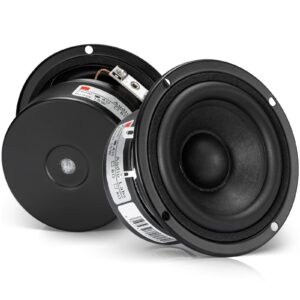 Facmogu 3 inch Tweeter Speakers HiFi Full Range Woofer Loudspeaker, 2 PCS 4 Ohm Anti-Magnetic Speakers for 2.0/2.1 Boom Box Satellites Speaker DIY (4Ω) product image