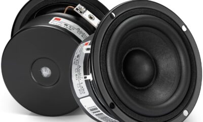 Facmogu 3 inch Tweeter Speakers HiFi Full Range Woofer Loudspeaker, 2 PCS 4 Ohm Anti-Magnetic Speakers for 2.0/2.1 Boom Box Satellites Speaker DIY (4Ω) product image