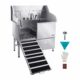 VEVOR Dog Bath Tub, Professional 50 Inch 304 Stainless Steel Dog Washing Station Anti-Slip Ramp & Storage Drawer, Hot Cold Water Faucet and Showerhead for Large Medium Small Dogs (Left Door) 50 inch Left RAMP product image