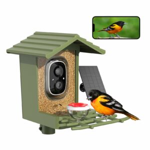 cbeyook Smart Bird Feeder Camera 2.5K Solar-Powered