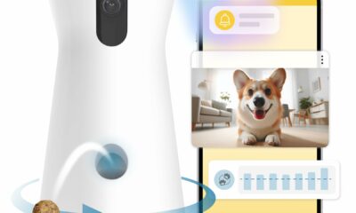 Furbo 360° Dog Camera [Subscription Required] Unlock w/Paid Plan: Home Security & Dog Safety Alerts, Rotating Pet Treat Toss, 2-Way Speaker (Low Risk, 3mo Min. Cancel Anytime) product image
