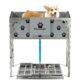 Foldable Elevated Dog Bathtub with Drain 300 lb Capacity Portable Pet Shower Wash Station for Bathing Grooming Small Medium and Large Dogs, and Indoor Outdoor Use (2 PVC-TUB-L) product image