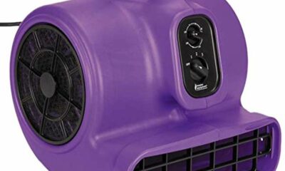 Master Equipment PetEdge Blue Force Air Dryer with Cage – Quiet Pet Fur Dryer Offers 3 Speeds Up to 2,000 CFM, 0.33 HP Purple product image