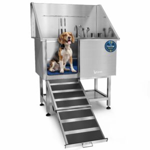 KANIS 40-Inch Pet Wash Station 304 Stainless Steel Dog Sink