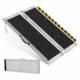 4FT Long Wheelchair Ramp for High Steps & Van Loading - Extra Stable Aluminum Ramp, Creates Gentler Slope for 4 to 12 Inch Height, 800 lbs Capacity 4FT(Usable height 4-12 inch) product image