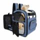 Petskd Expandable Pet Backpack Carrier 16.5x14.5x11 Inches for Small Dogs and Medium Cats,Portable Dog Cat Backpack Carrier for Hiking,Vet,Travel(Blue) product image