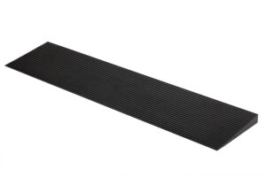 CINNYE 1.6-Inch Solid Rubber Threshold Ramp (Pack of 1)
