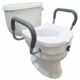 Carex E-Z Lock Raised Toilet Seat With Handles, 5" Toilet Seat Riser with Arms, Handicap Raised Toilet Seat For Seniors and Elevated Toilet Seat 1 Count (Pack of 1) Adjustable,Elongated product image