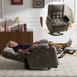 Rhevoy Power Lift Recliner Chair with Massage and Heat, Dual Motor